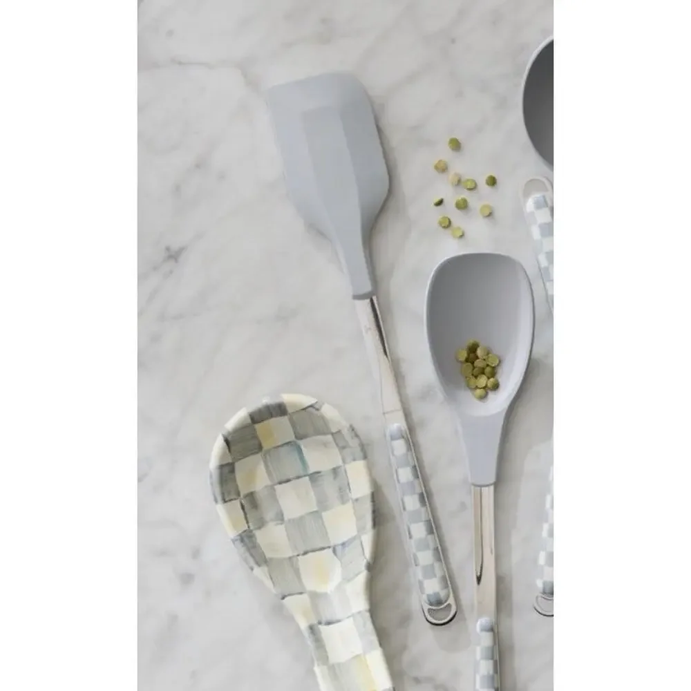 Mackenzie-Childs Sterling Check Spatula Made In Italy NEW